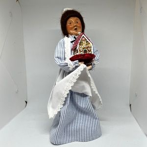 Byers' Choice Baker with Gingerbread House